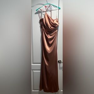 David’s Bridal Bridesmaid Blush Gown/Dress size 4